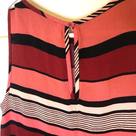 2/$25 - Loft - Multicolor Sleeveless Striped Shift Dress - Picture 7 of 8